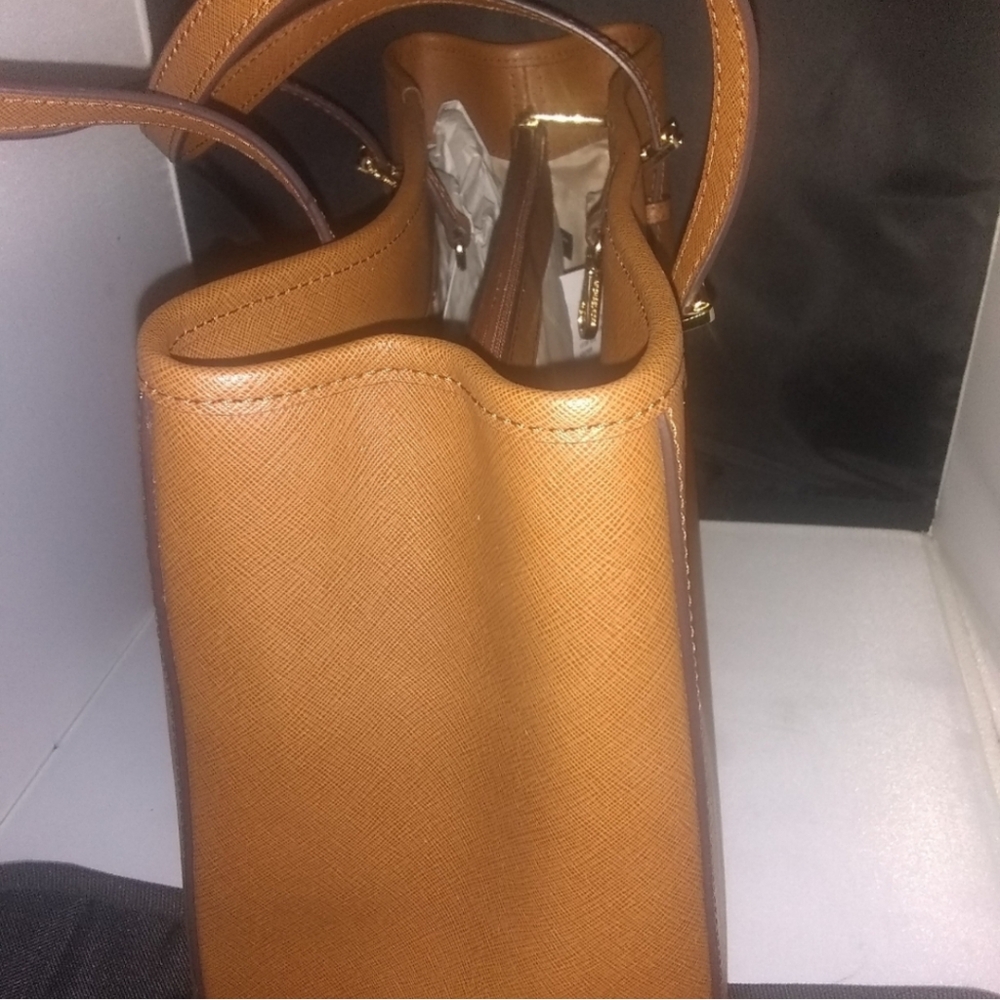 Michael kors MK Jet Set EW EX Large Saffiano leather handbag East West Travel - Picture 8 of 10
